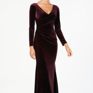 Vince Camuto velvet gown